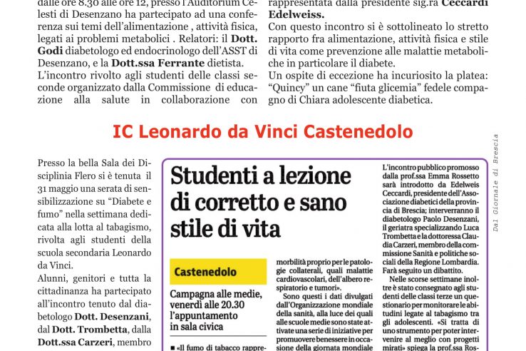 Liceo Bagatta Desenzano-IC Da Vinci Castenedolo